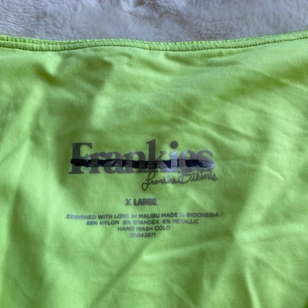 Frankies Bikinis bright lime